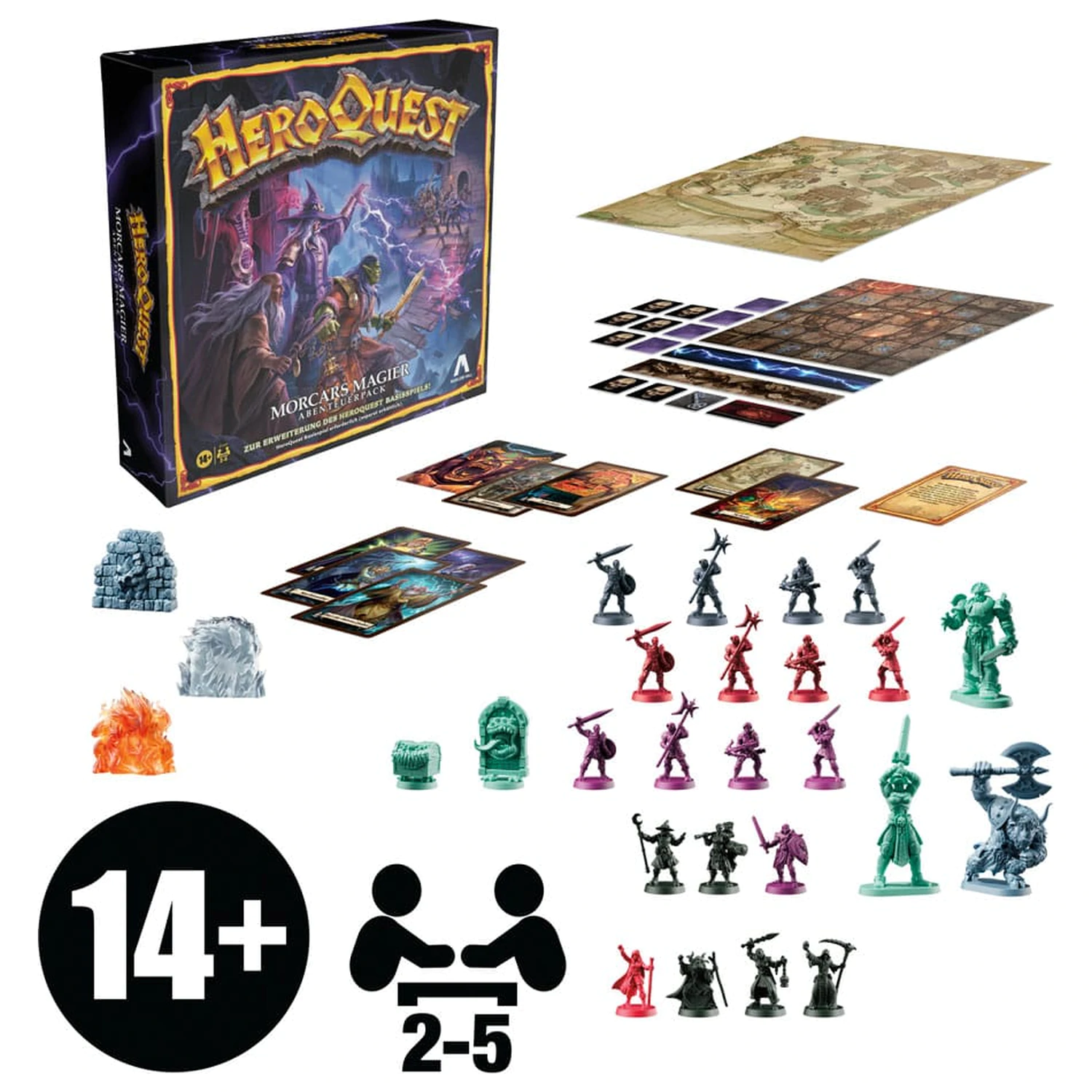 HeroQuest Board Game Expansion Morcars Magier Quest Pack *German Version* product photo
