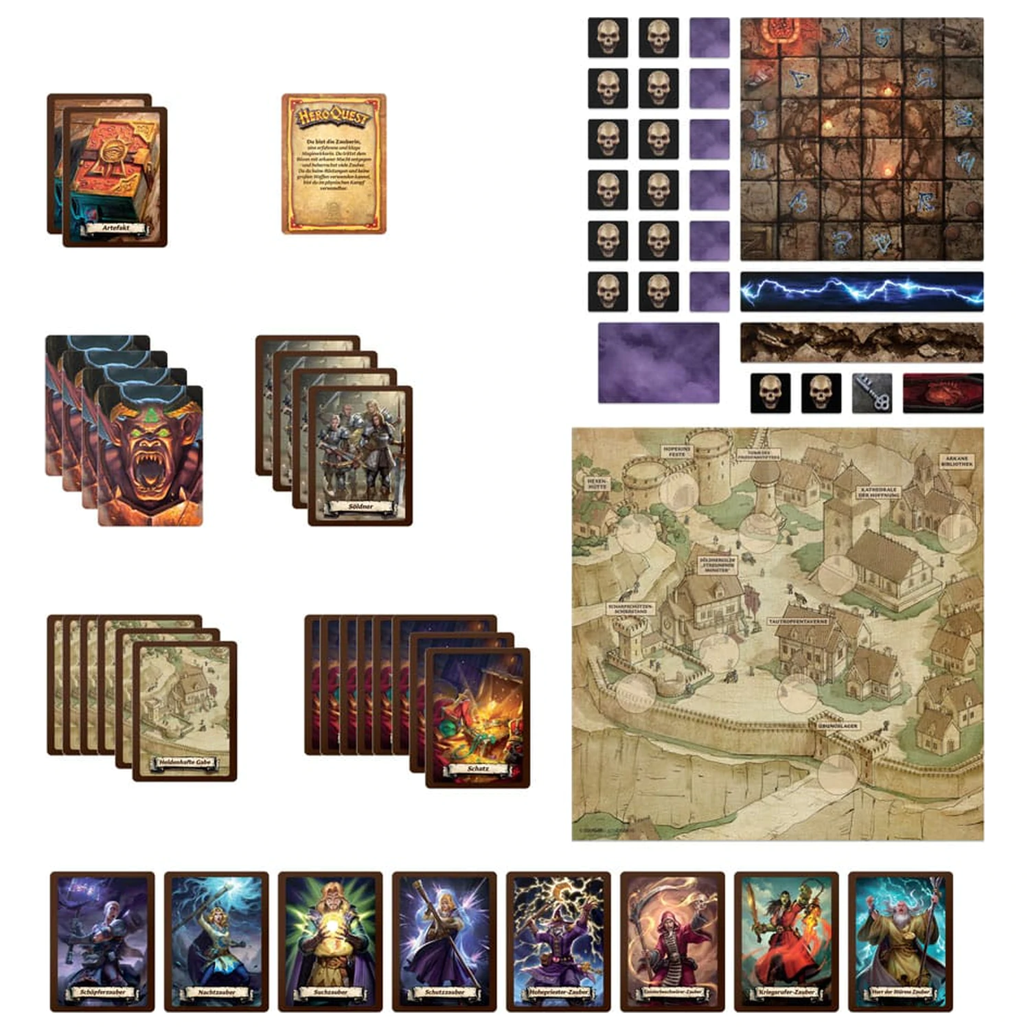 HeroQuest Board Game Expansion Morcars Magier Quest Pack *German Version* product photo