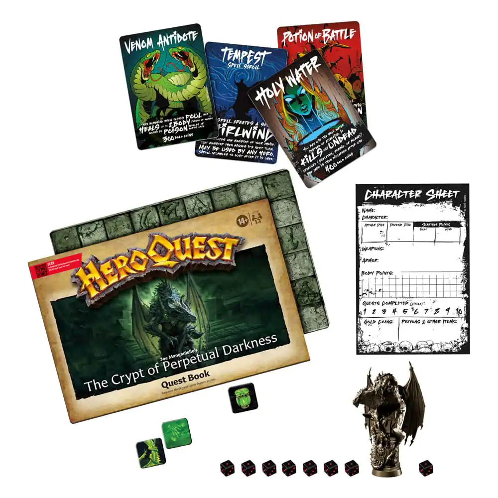 HeroQuest Board Game Expansion The Crypt of Perpetual Darkness Quest Pack *English Version* product photo