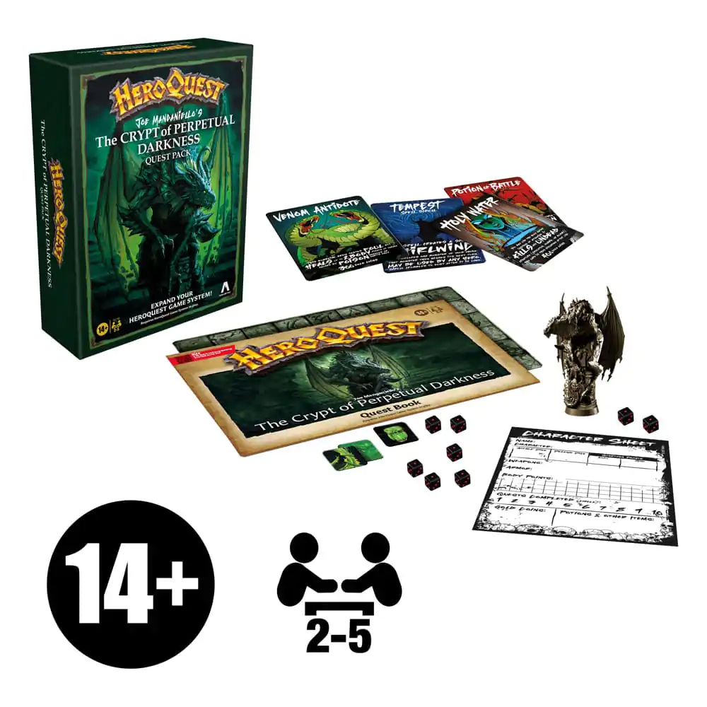 HeroQuest Board Game Expansion The Crypt of Perpetual Darkness Quest Pack *English Version* product photo