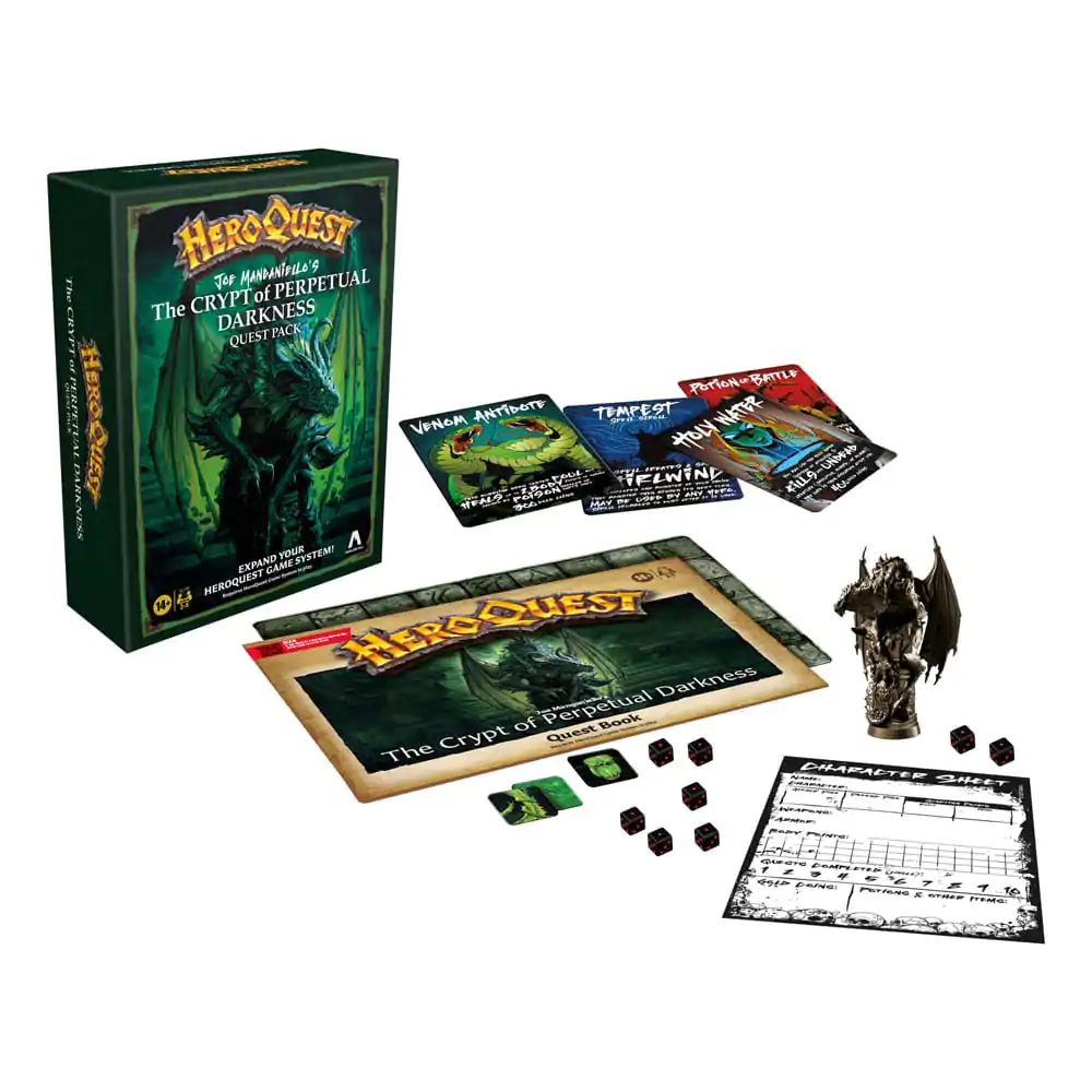 HeroQuest Board Game Expansion The Crypt of Perpetual Darkness Quest Pack *English Version* product photo