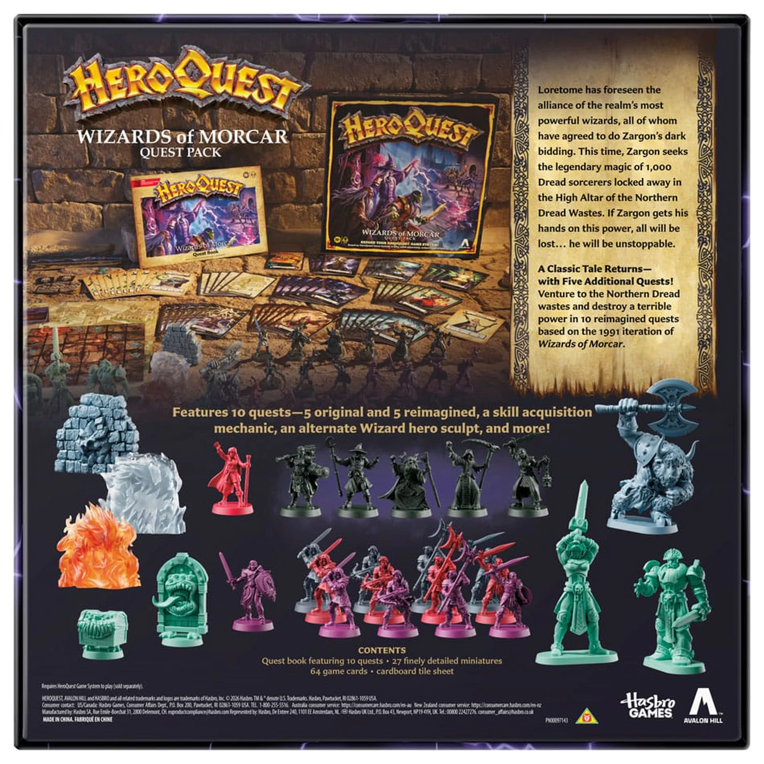 HeroQuest Board Game Expansion Wizards of Morcar Quest Pack *English Version* product photo