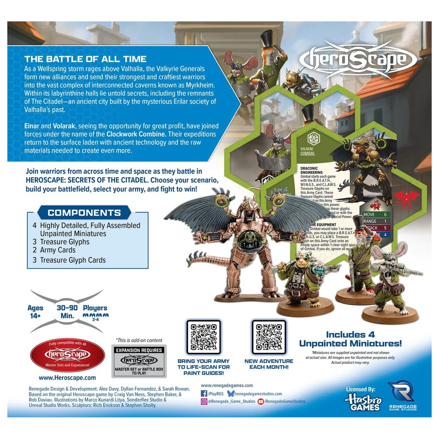 Heroscape Army Expansion Clockwork Combine Research Expedition *English Version* product photo