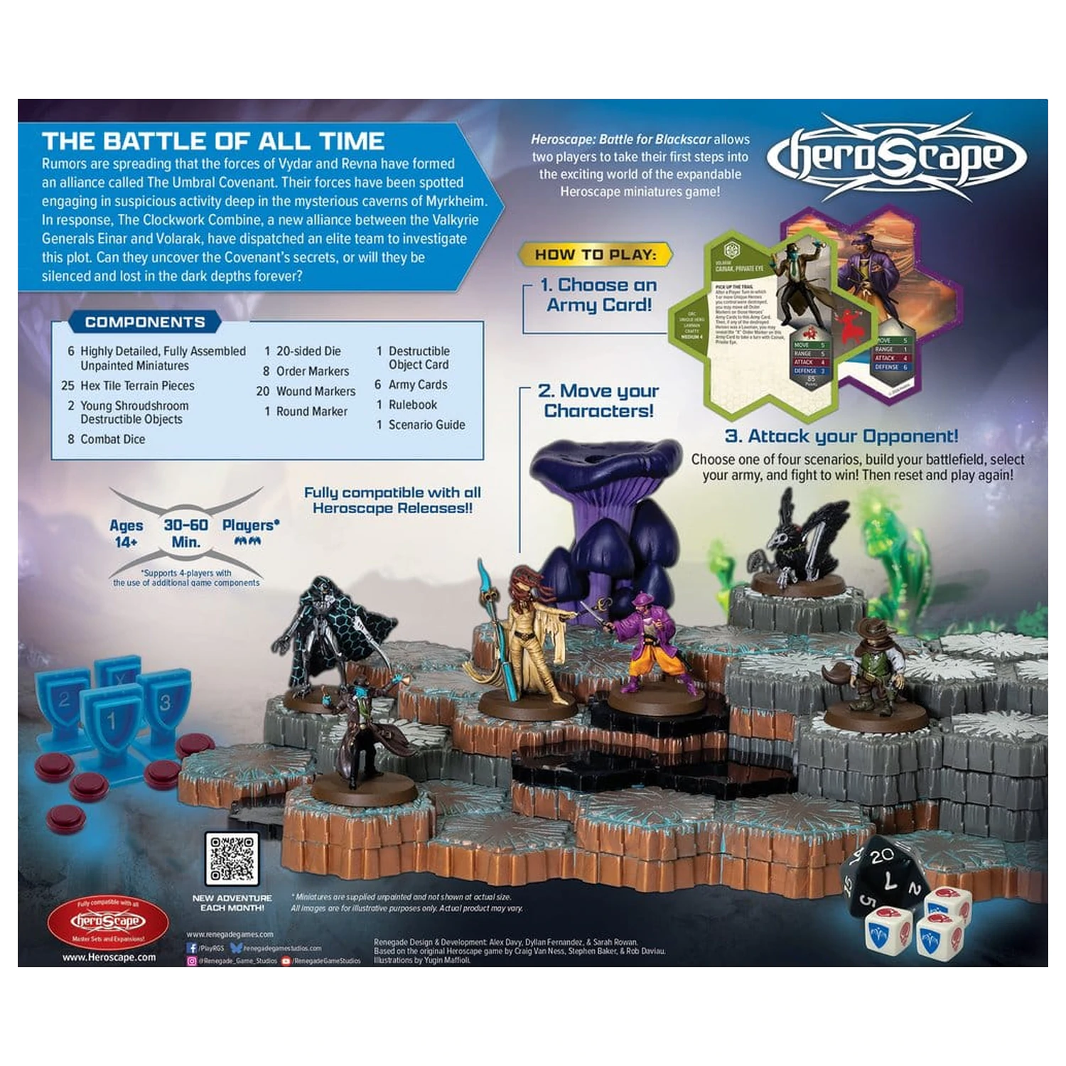 Heroscape Board Game Battle for Blackscar Battle Box *English Version* product photo