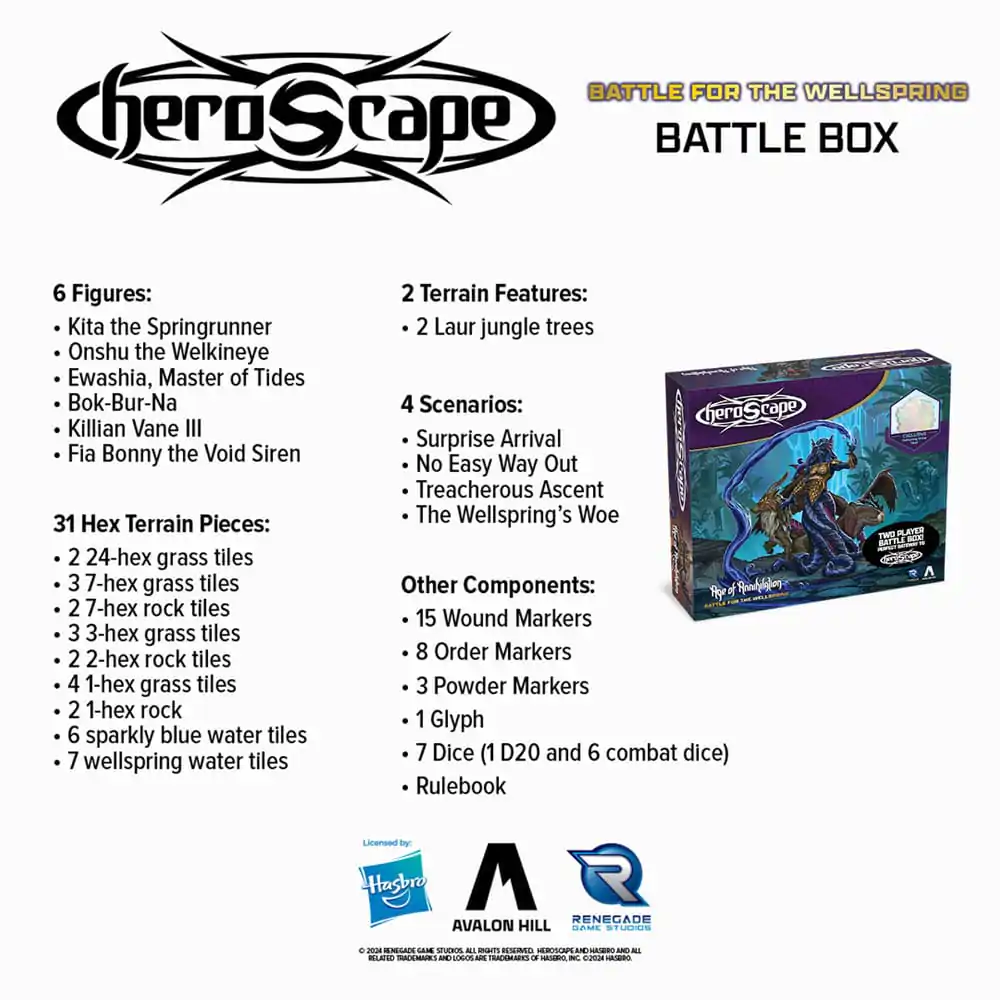 Heroscape board game Battle for the Wellspring Battle Box *English Version* product photo