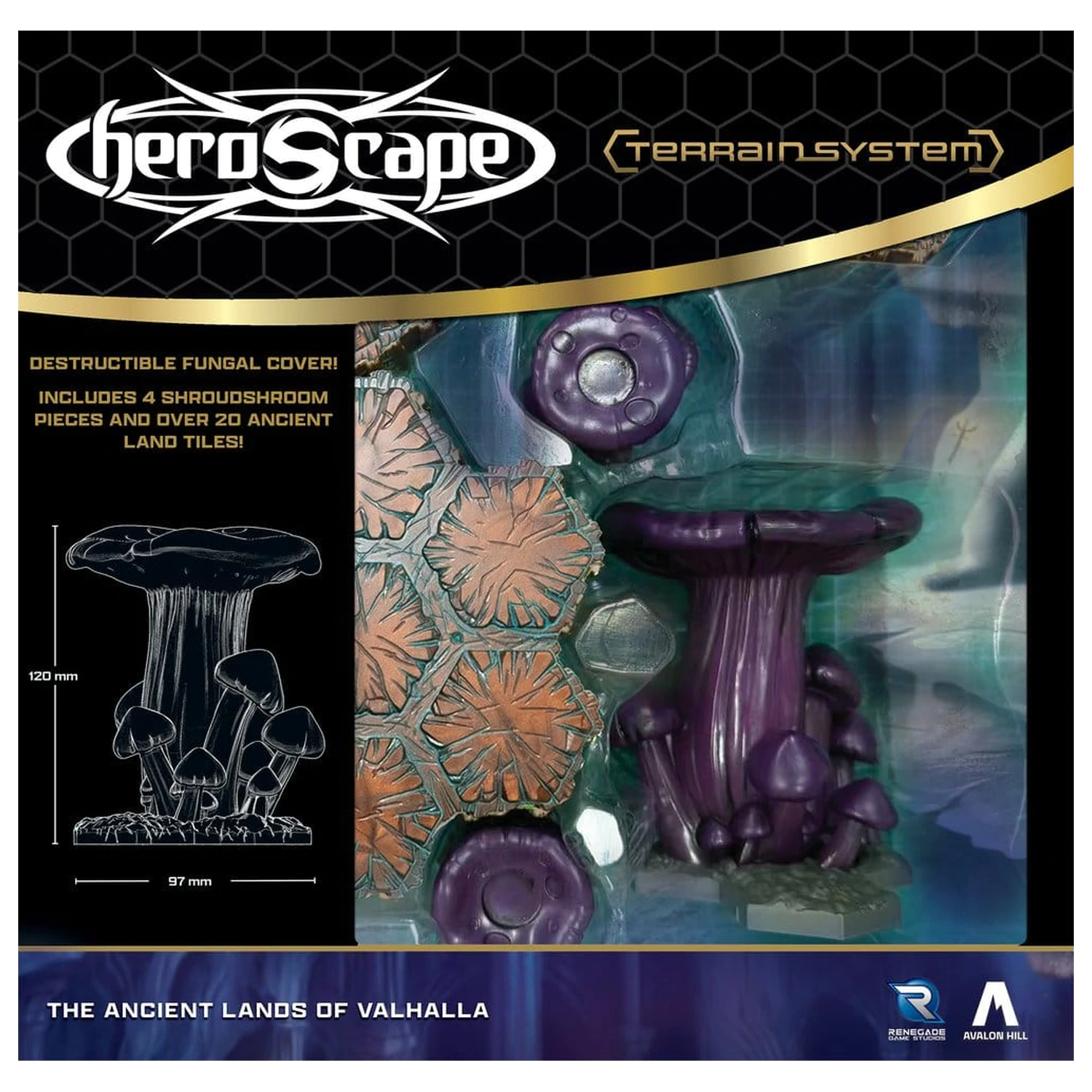 Heroscape Terrain Expansion The Ancient Lands of Valhalla *English Version* product photo