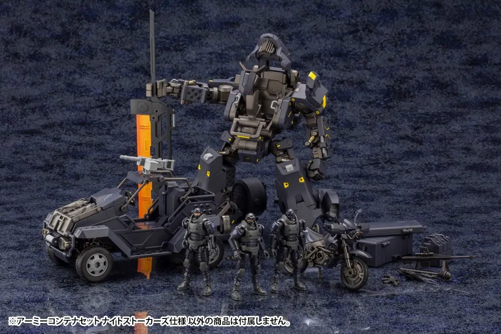 Hexa Gear Plastic Model Kit 1/24 Army Container Set Night Stalkers Ver. 6 cm product photo