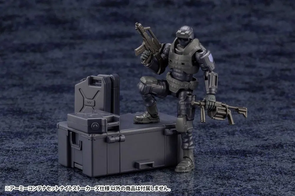 Hexa Gear Plastic Model Kit 1/24 Army Container Set Night Stalkers Ver. 6 cm product photo