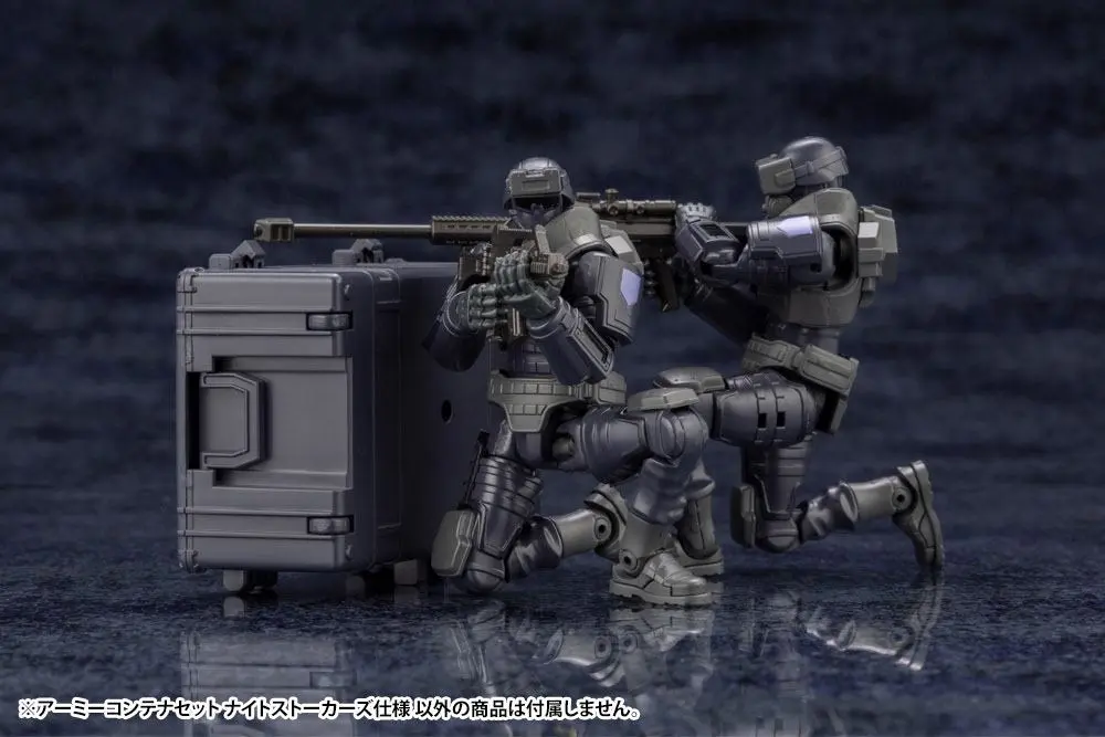 Hexa Gear Plastic Model Kit 1/24 Army Container Set Night Stalkers Ver. 6 cm product photo