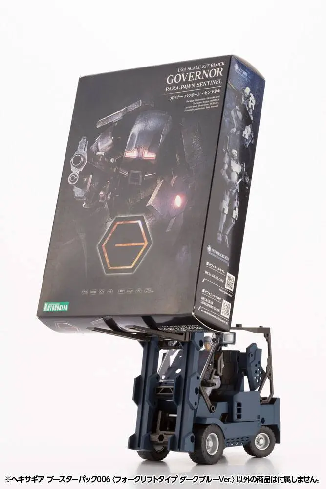 Hexa Gear Plastic Model Kit 1/24 Booster Pack 006 Forklift Type Dark Blue Ver. 20 cm product photo