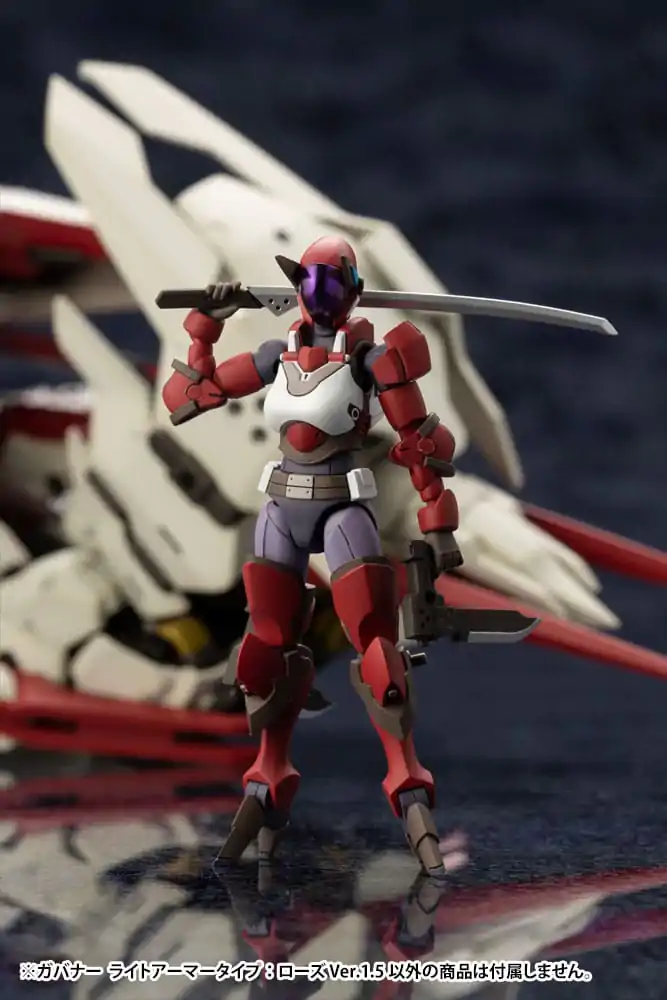 Hexa Gear Plastic Model Kit 1/24 Governor Light Armor Type Rose 1.5 Ver. 7 cm product photo