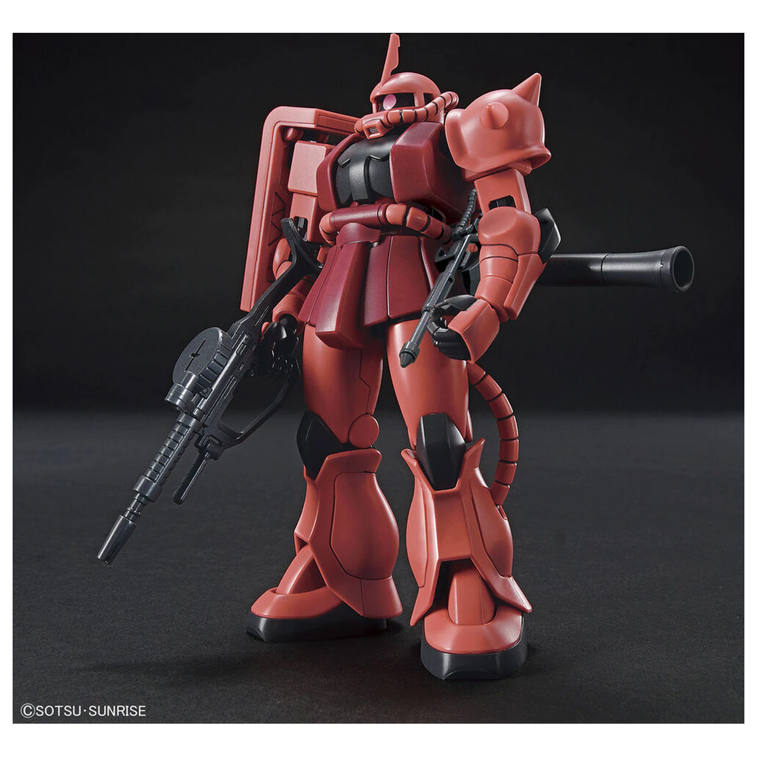Model Kit HG 1/144 MS-06S Zaku II Char Aznable Custom product photo