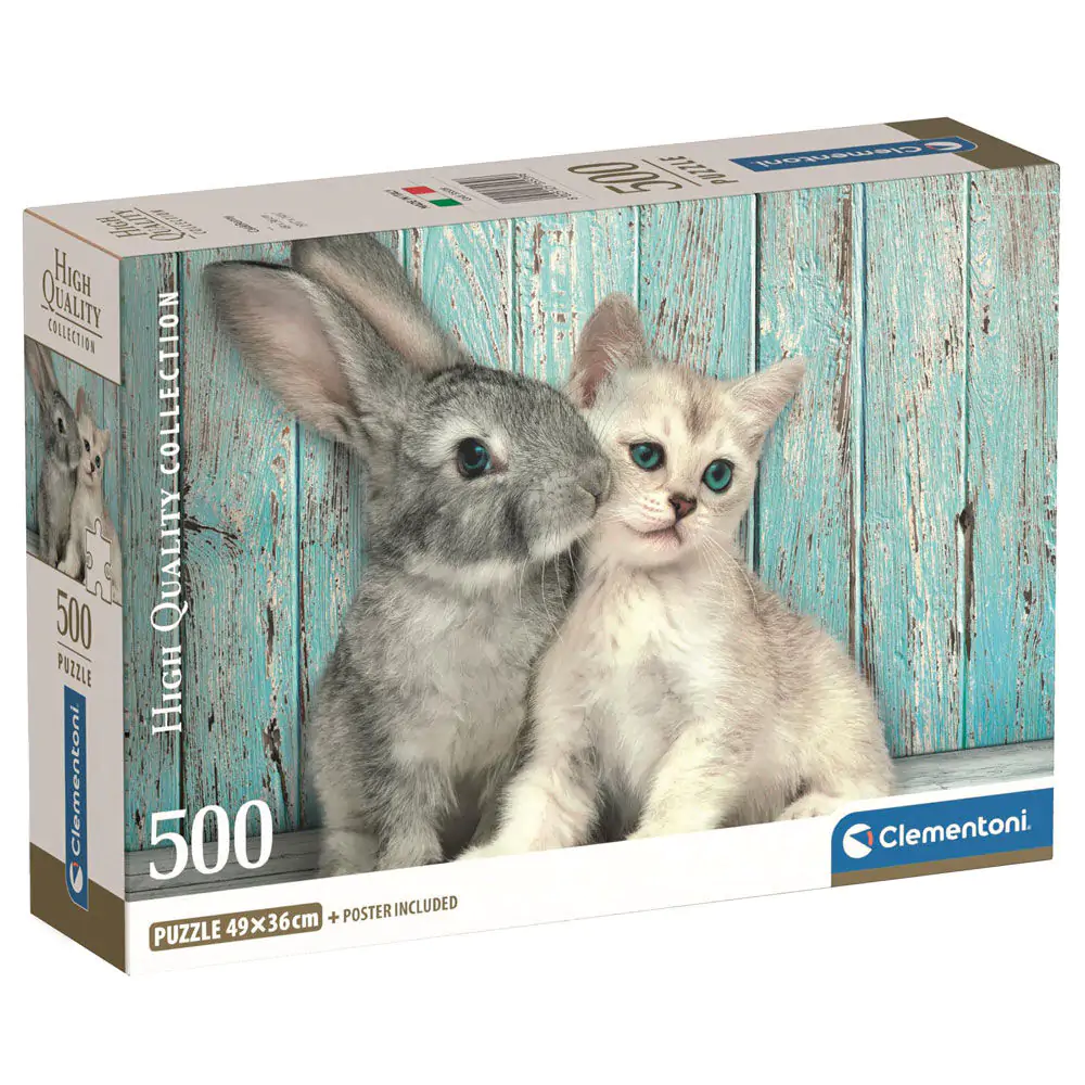 High Quality Cat & Bunny puzzle 500pcs product photo