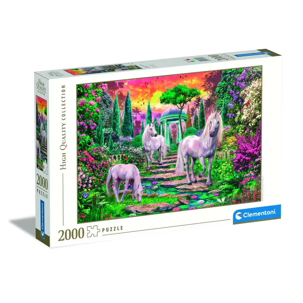 High Quality Classical Garden Unicorns puzzle 2000pcs product photo