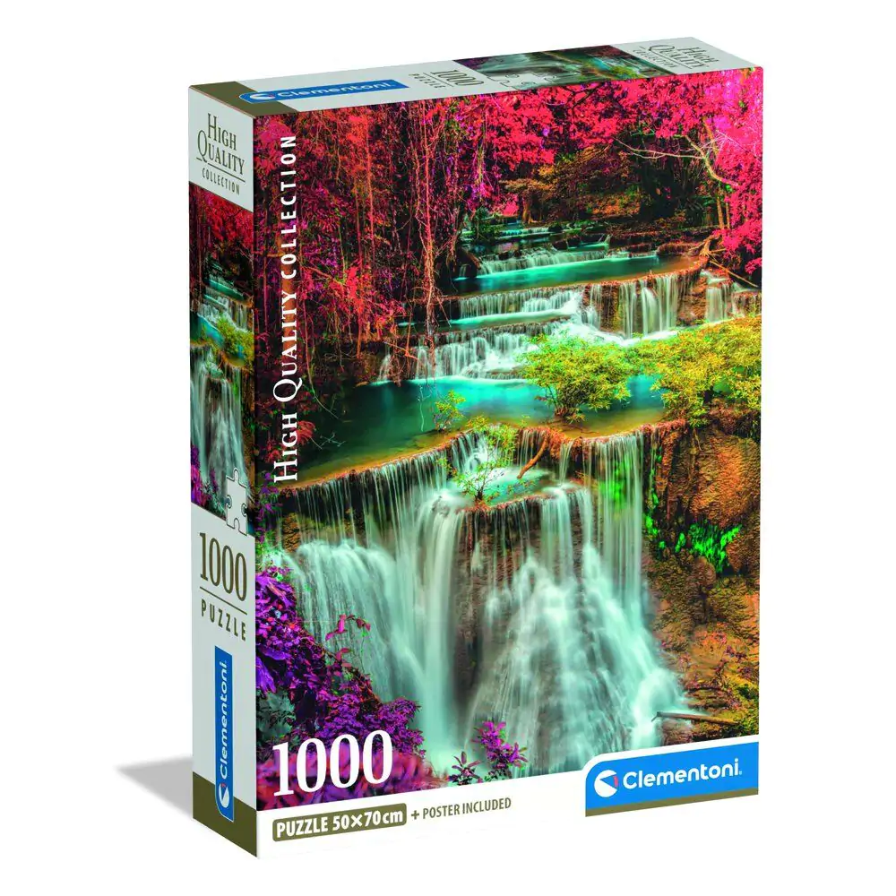 High Quality Colourful Thai Falls puzzle 1000pcs product photo