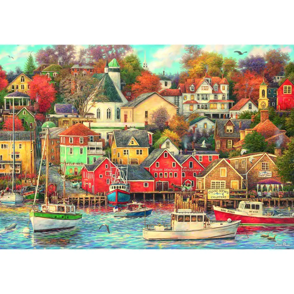 High Quality Good Times Harbor puzzle 1500pcs product photo