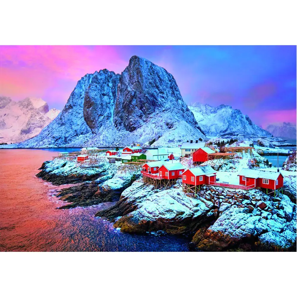 High Quality Hamnoy Village puzzle 500pcs product photo