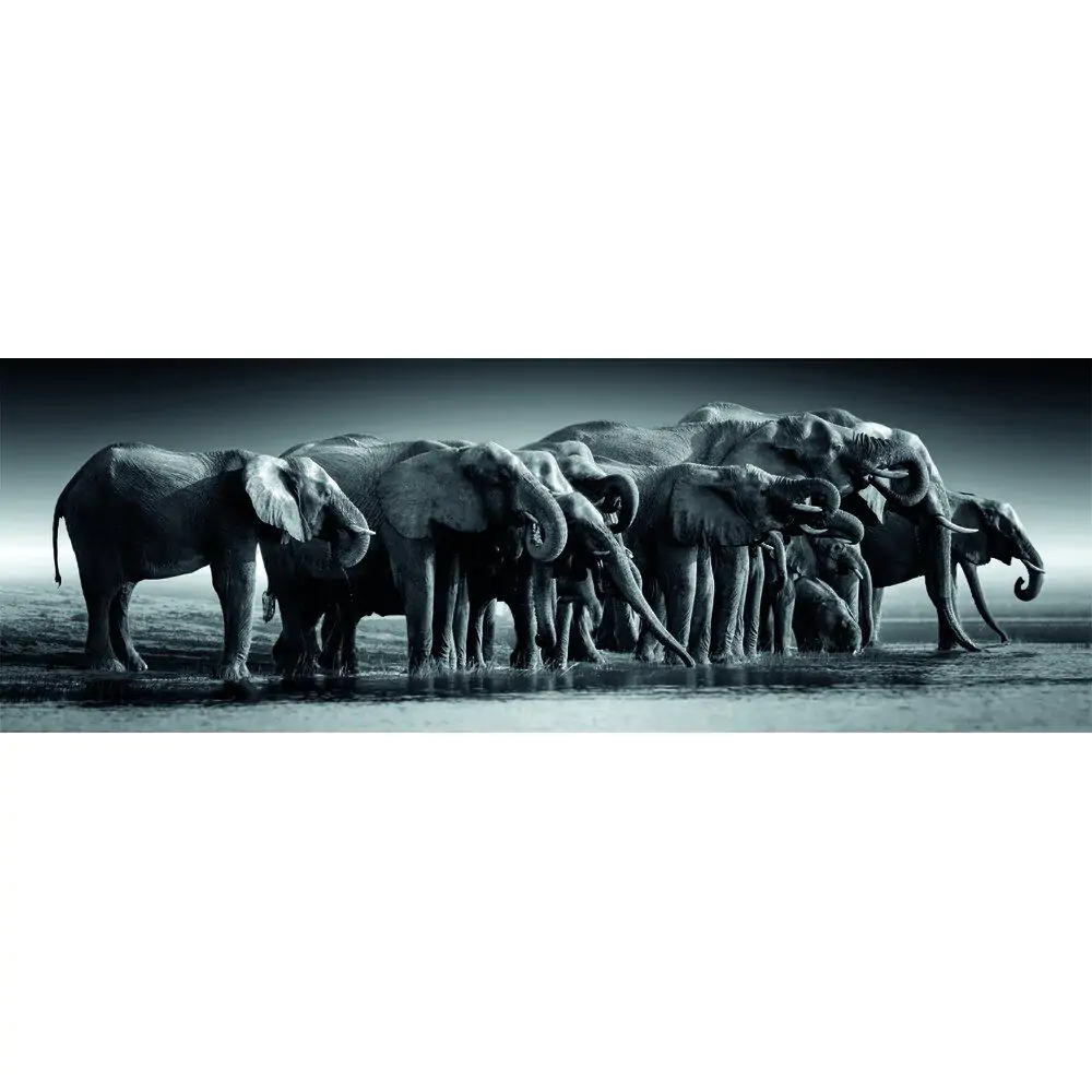 High Quality Herd of Giants Panorama puzzle 1000pcs product photo