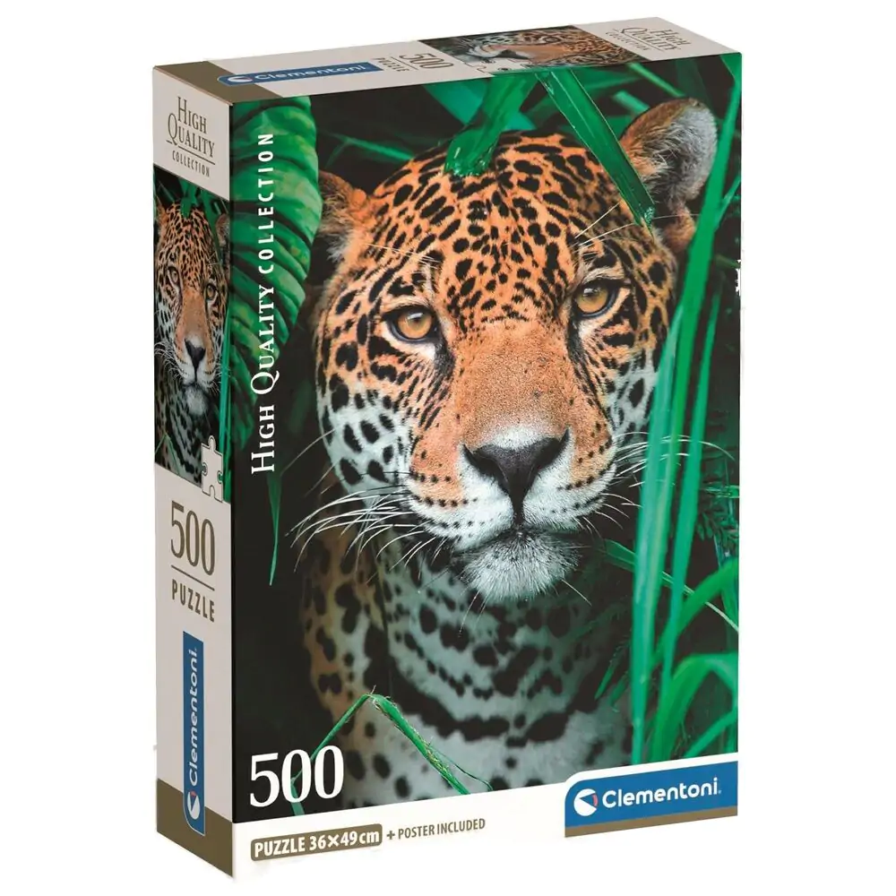 High Quality Jaguar in the Jungle puzzle 500pcs product photo