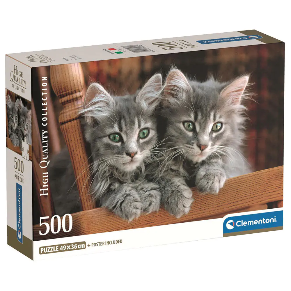 High Quality Kittens puzzle 500pcs product photo