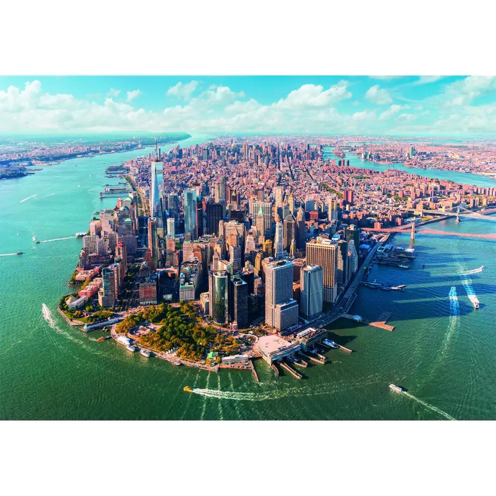 High Quality Lower Manhattan New York City puzzle 2000pcs product photo