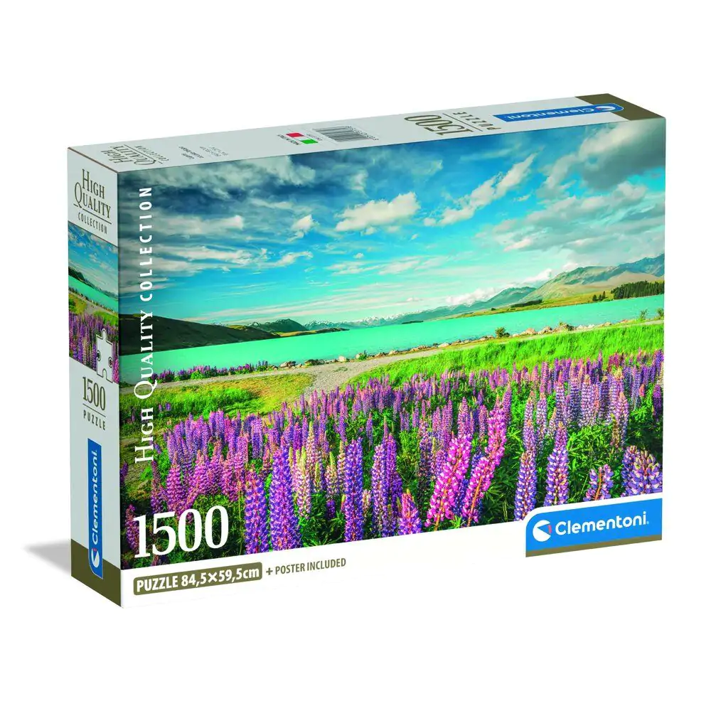 High Quality Lupins at Lake Tekapo puzzle 1500pcs product photo