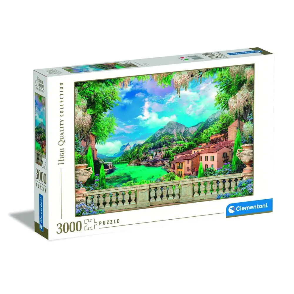 High Quality Lush Terrace On Lake puzzle 3000pcs product photo