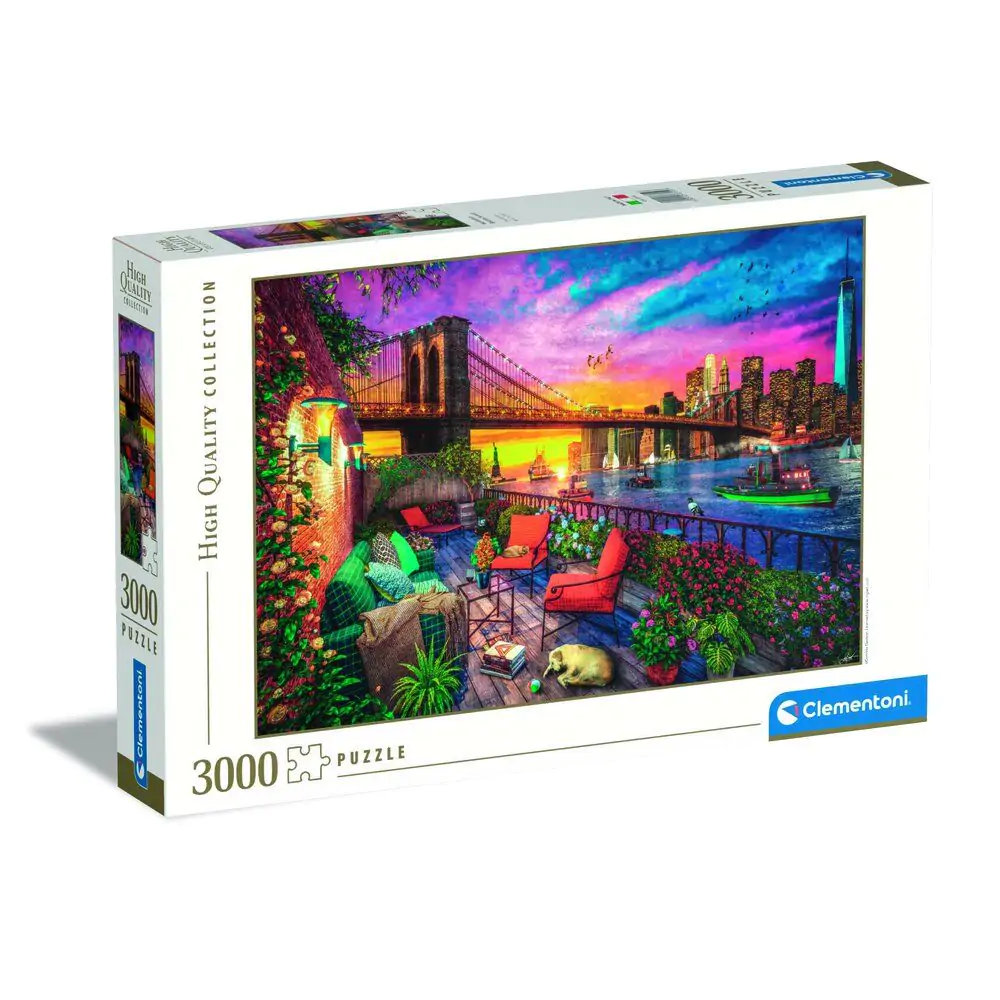 High Quality Manhattan Balcony Sunset puzzle 3000pcs product photo