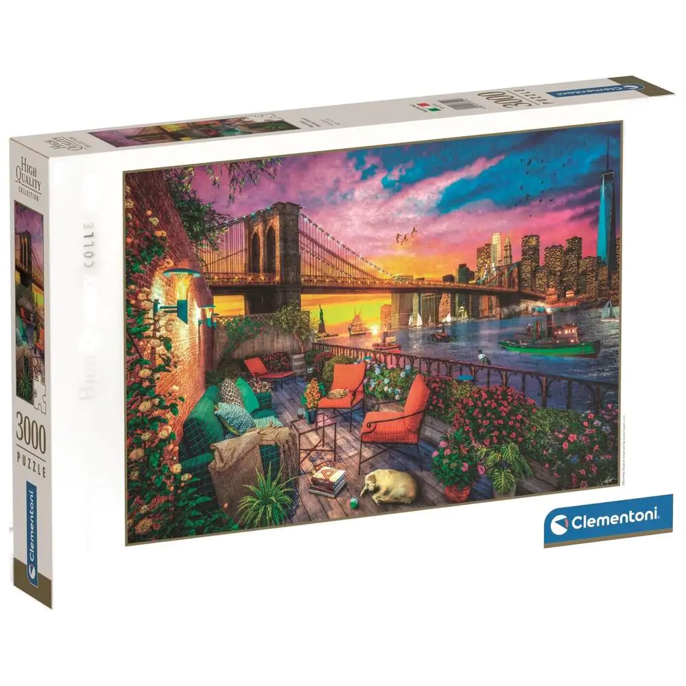High Quality Manhattan Balcony Sunset puzzle 3000pcs product photo