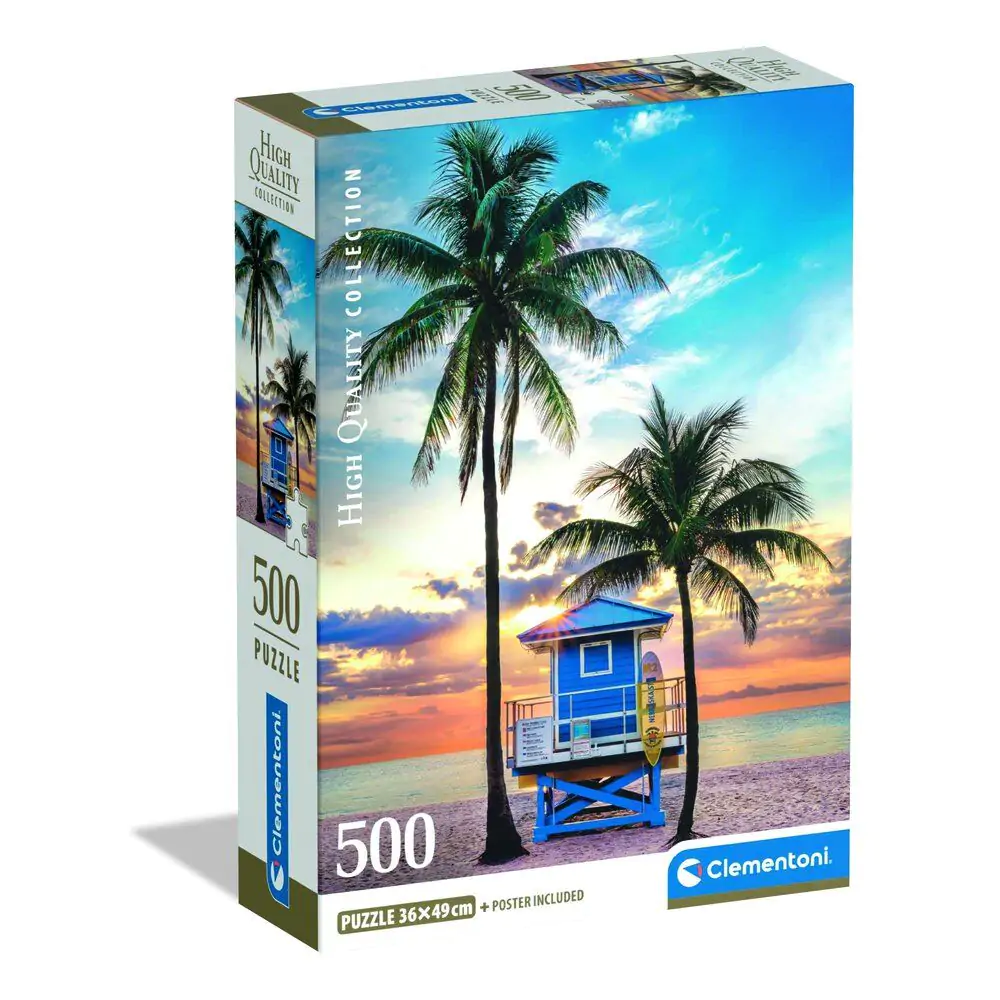 High Quality Miami Beach Florida puzzle 500pcs product photo