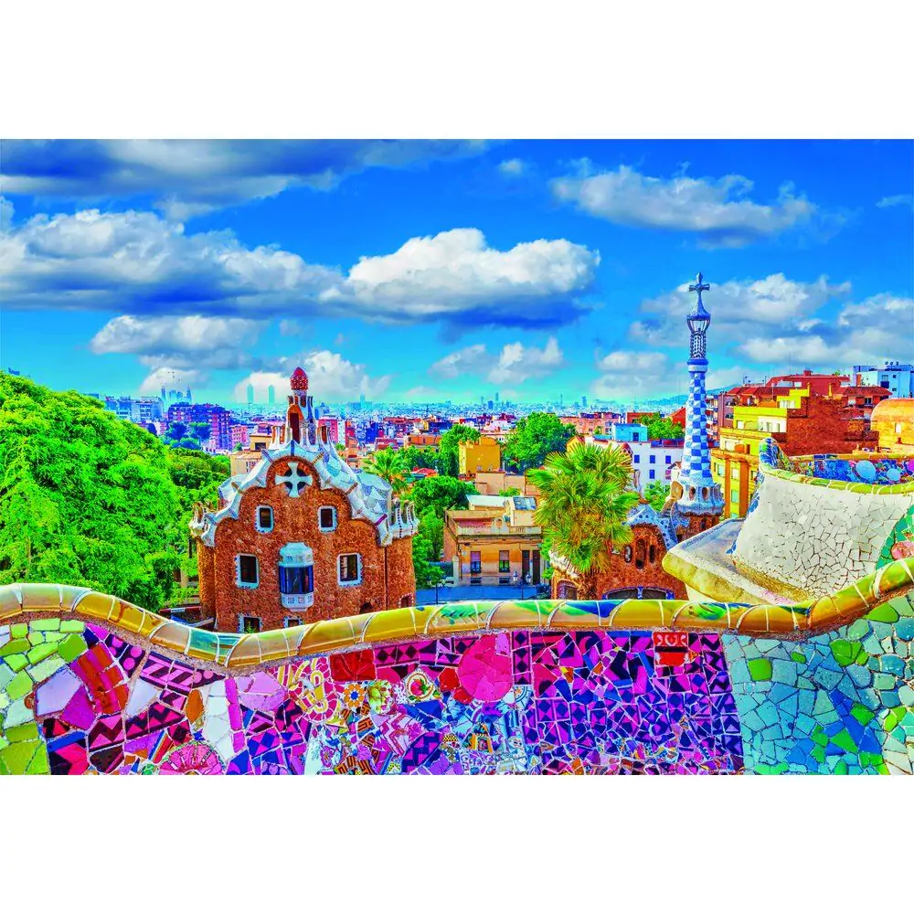 High Quality Park Guell Barcelona puzzle 1000pcs product photo