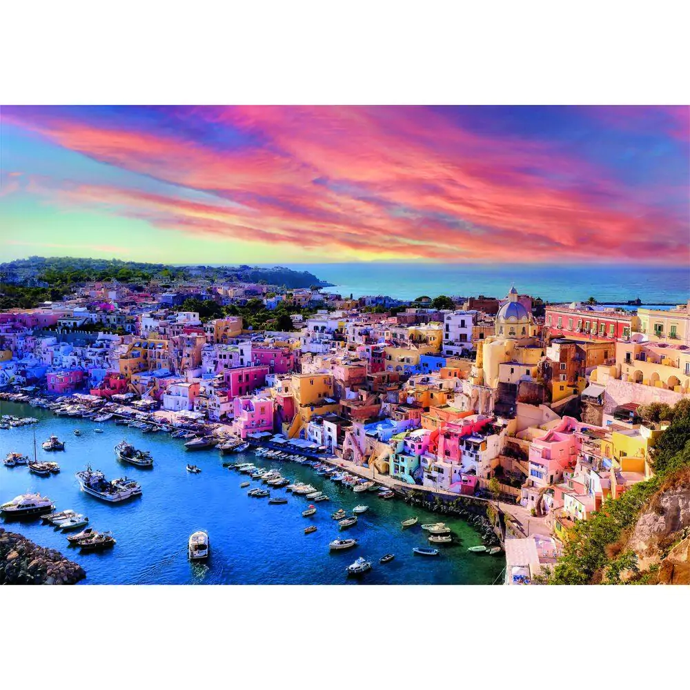 High Quality Picturesque Procida Island puzzle 1500pcs product photo