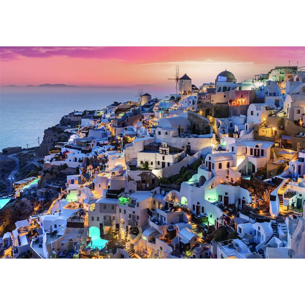 High Quality Shades of Santorini puzzle 1000pcs product photo