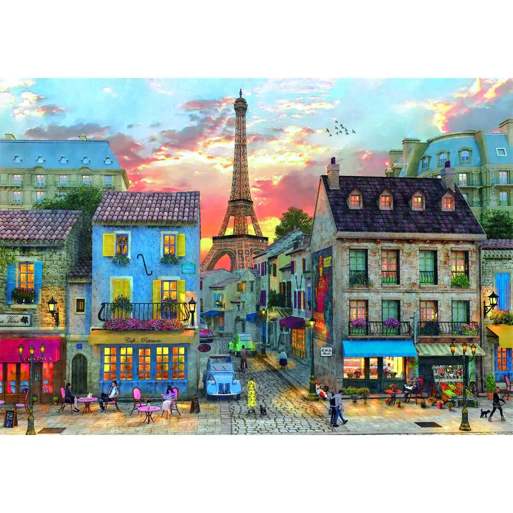 High Quality Streets of Paris puzzle 1000pcs product photo