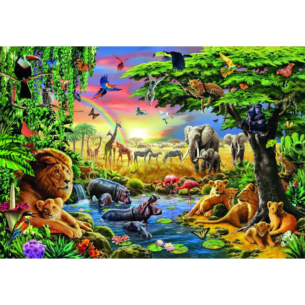 High Quality The African Gathering puzzle 2000pcs product photo