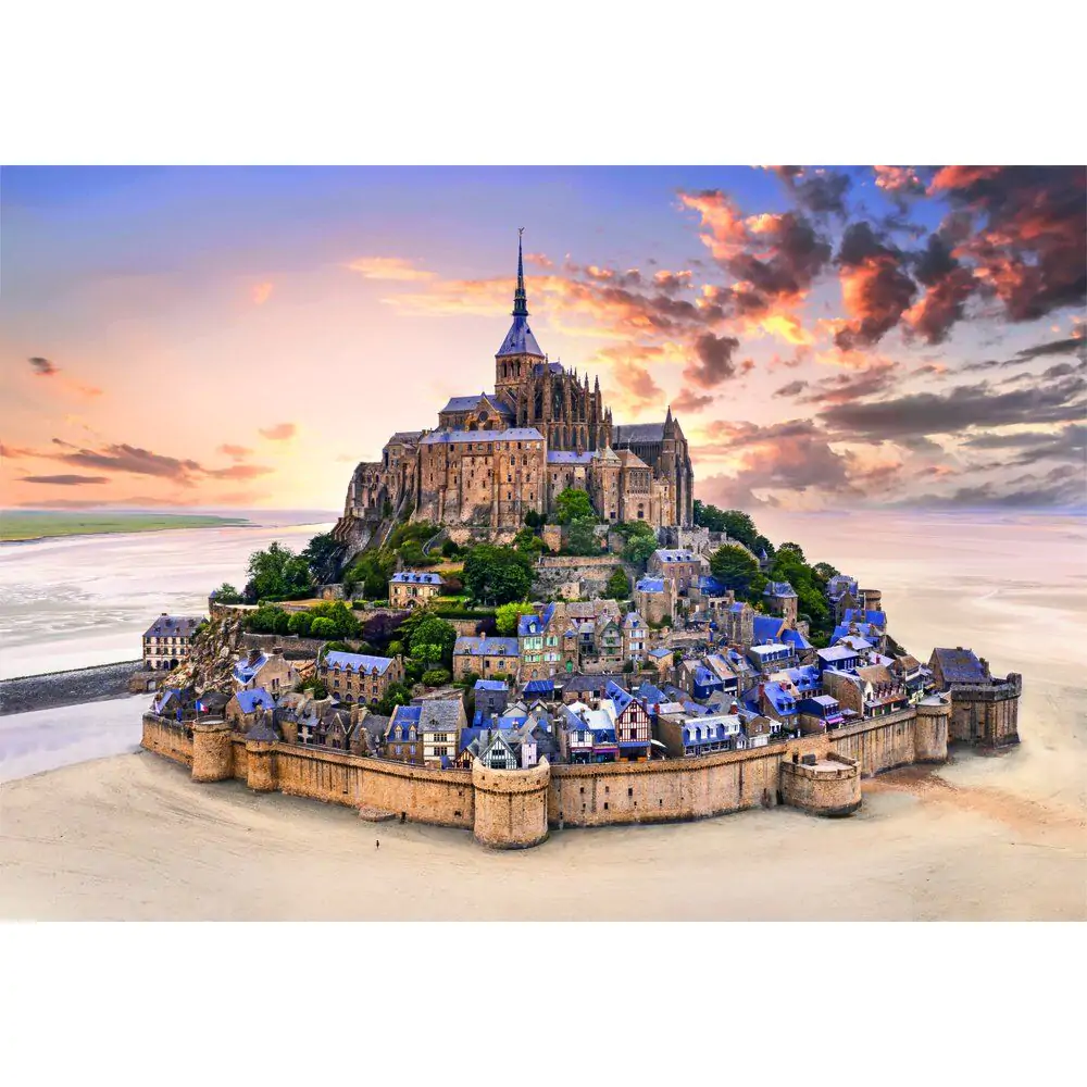 High Quality The Mont Saint-Michel Rising puzzle 1500pcs product photo