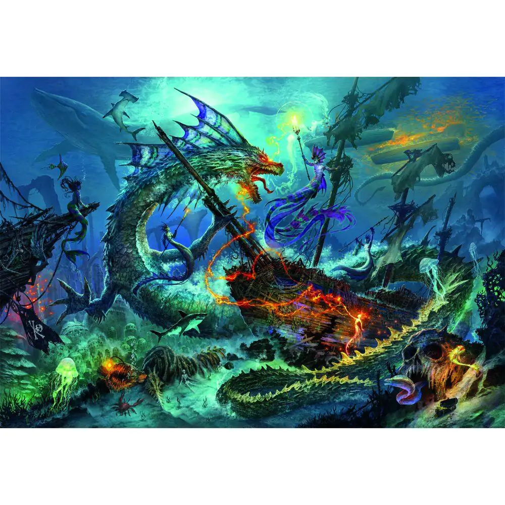 High Quality The Underwater Battle puzzle 3000pcs product photo