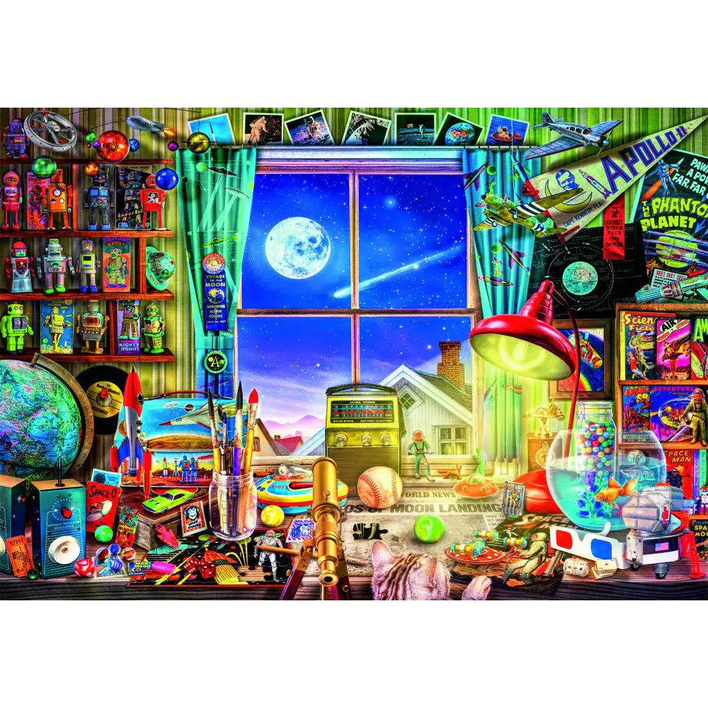 High Quality To The Moon puzzle 500pcs product photo