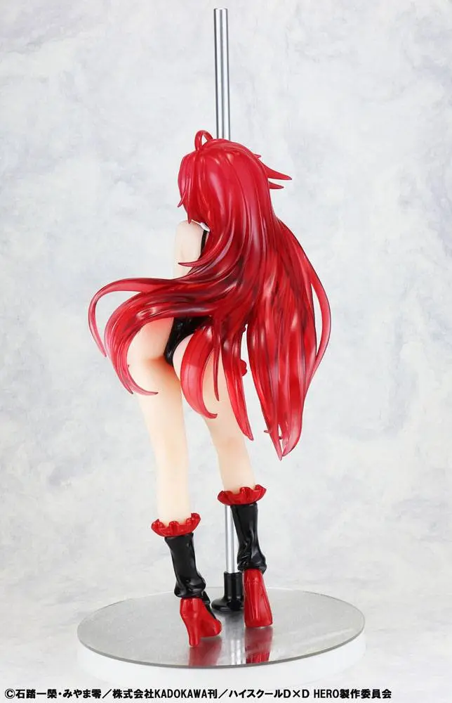 High School DxD Statue 1/7 Rias Gremory Pole Dance Ver. Black Color 20 cm termékfotó