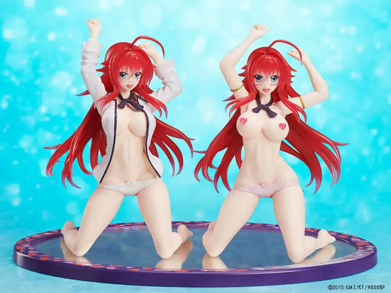 High School DxD BorN Statue 1/10 Rias Gremory Seduction &amp; SUPER Seduction Ver. DX Figure 2 Types Set 12 cm product photo