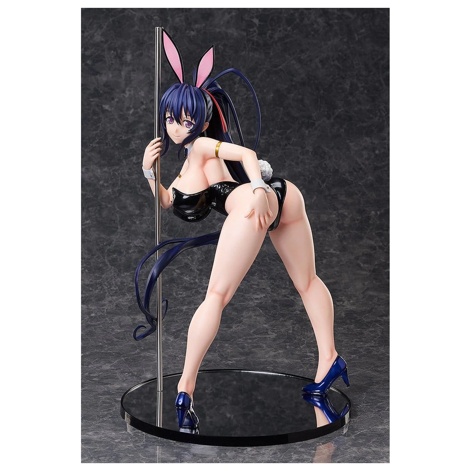 High School DxD HERO PVC Figure 1/4 Akeno Himejima: Bare Leg Bunny Ver. 2nd 41 cm product photo
