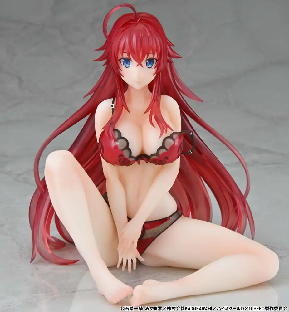 High School DxD HERO Statue 1/6 Rias Gremory Lingerie Ver. 15 cm product photo