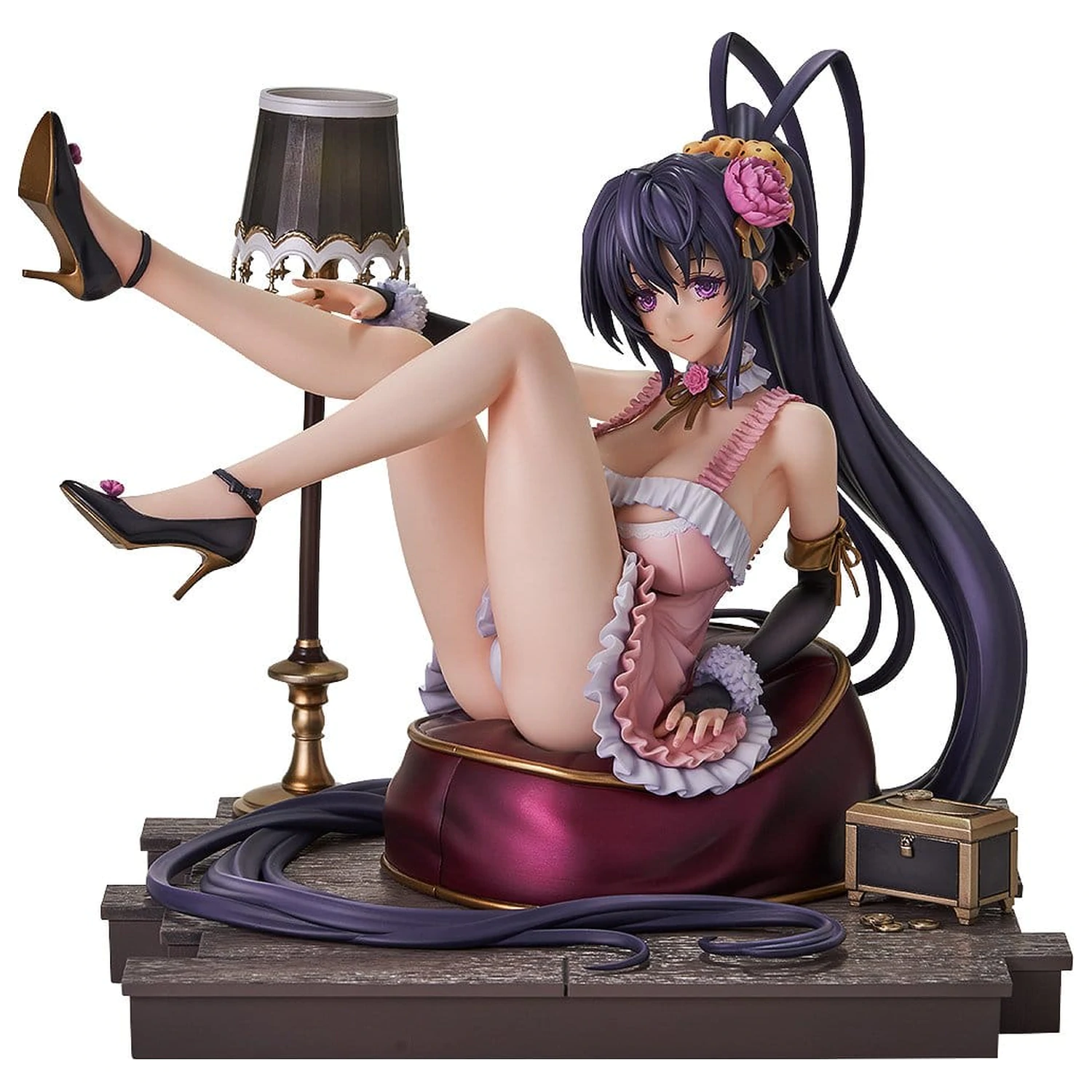 High School DxD PVC Figure 1/6.5 Akeno Himejima Light Novel 15th Anniversary ver. (Renewal Package Edition) 17 cm product photo