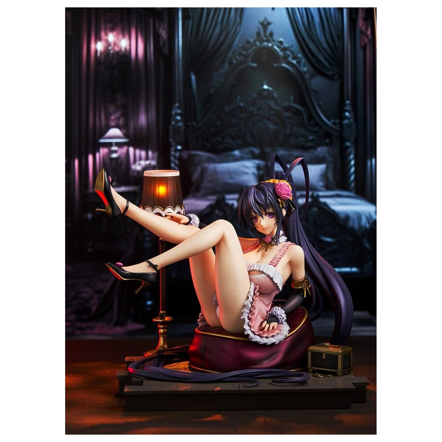High School DxD PVC Figure 1/6.5 Akeno Himejima Light Novel 15th Anniversary ver. (Renewal Package Edition) 17 cm product photo