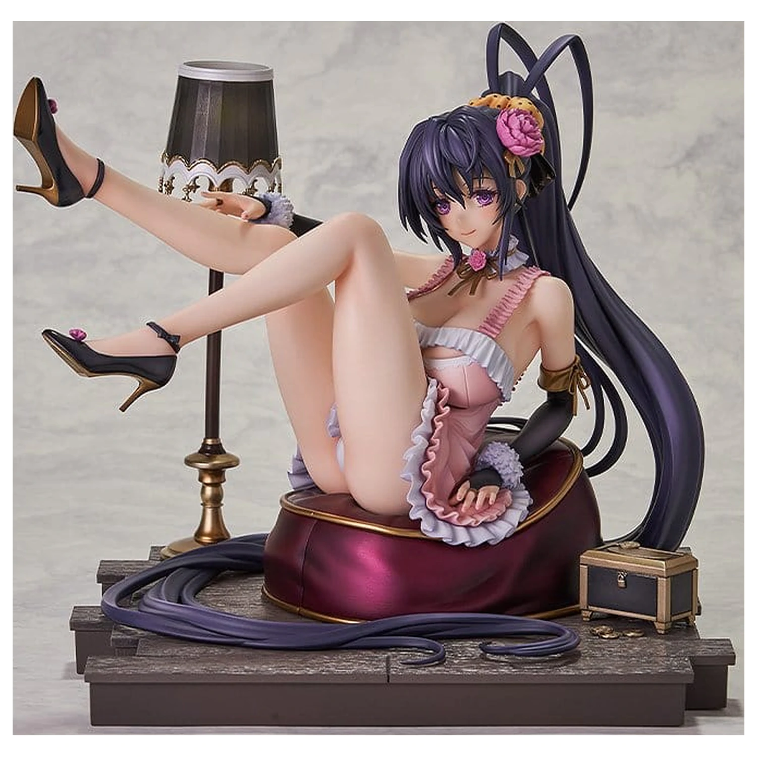 High School DxD PVC Figure 1/6.5 Akeno Himejima Light Novel 15th Anniversary ver. (Renewal Package Edition) 17 cm product photo