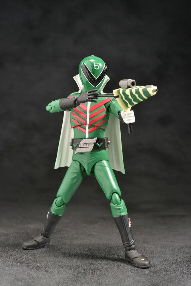 Himitsu Sentai Gorenger Hero Action Figures Momorenger &amp; Midorenger 17 cm product photo