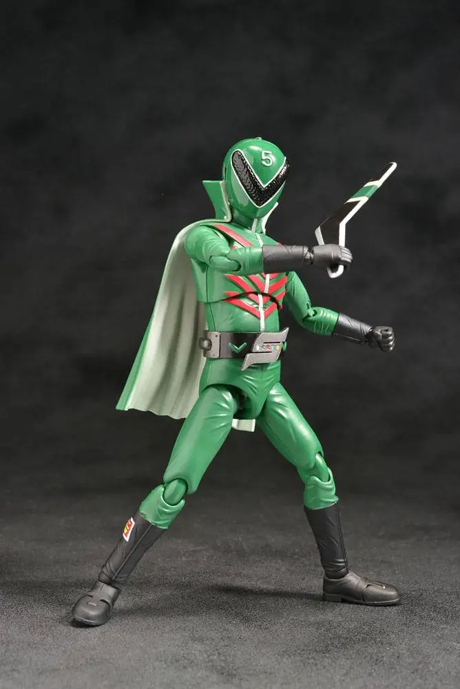 Himitsu Sentai Gorenger Hero Action Figures Momorenger &amp; Midorenger 17 cm product photo