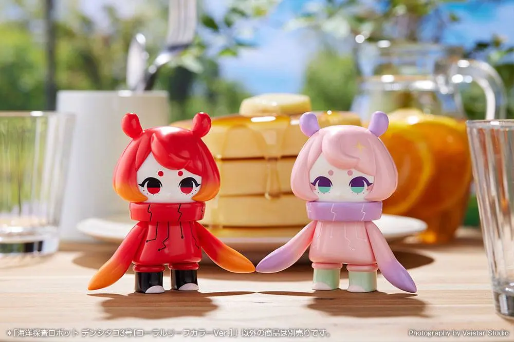 Hinomoto Heavy Industries Action Figure Ocean Exploration Robot Denshitako No. 3 Coral Reef Color Ver. 9 cm product photo