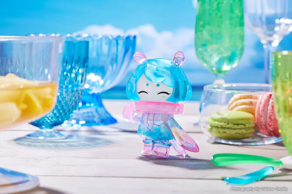 Hinomoto Heavy Industries Action Figure Ocean Exploration Robot Denshitako No. 3 Marine Camouflage Color Ver. 9 cm product photo