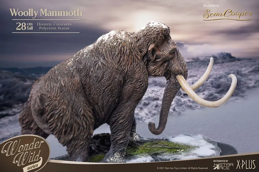 Historic Creatures The Wonder Wild Series Statue The Woolly Mammoth 28 cm product photo